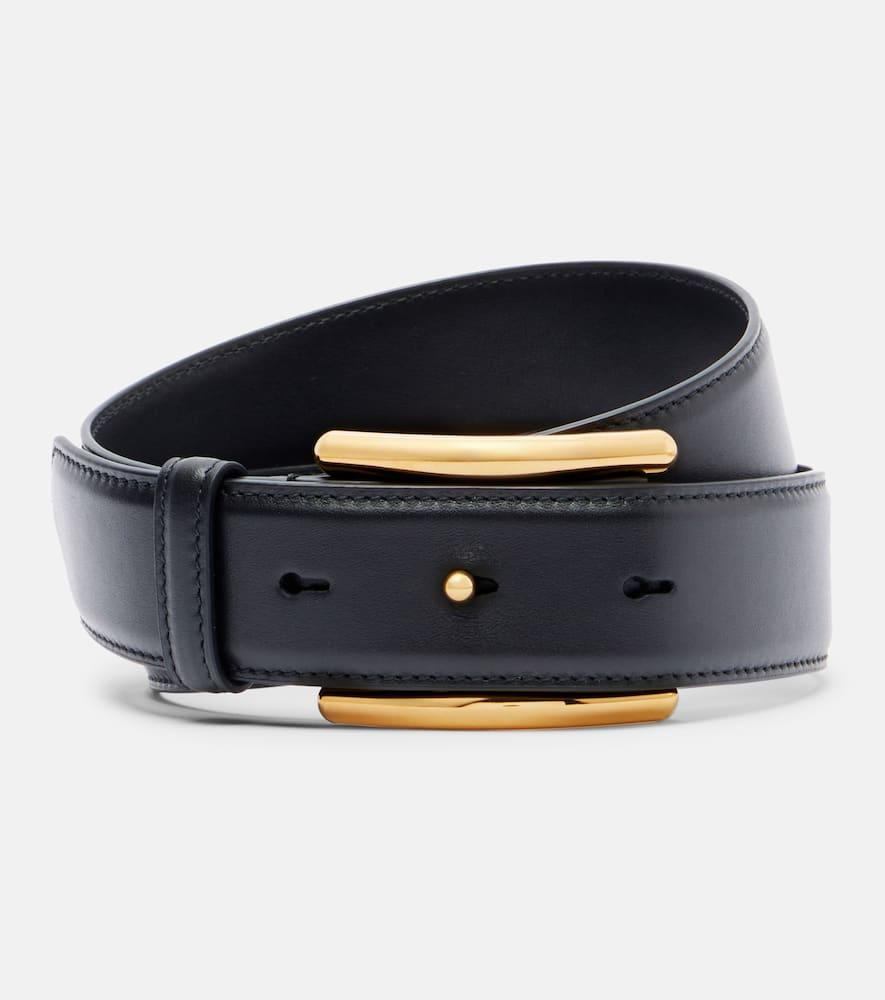 alaïa curve leather belt