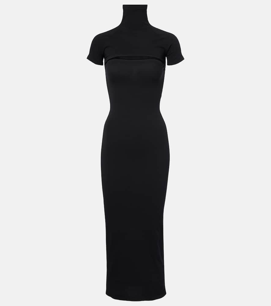 alaïa cutout maxi dress