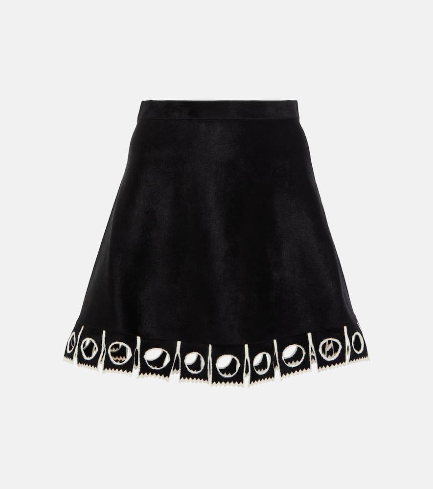 alaïa cutout miniskirt