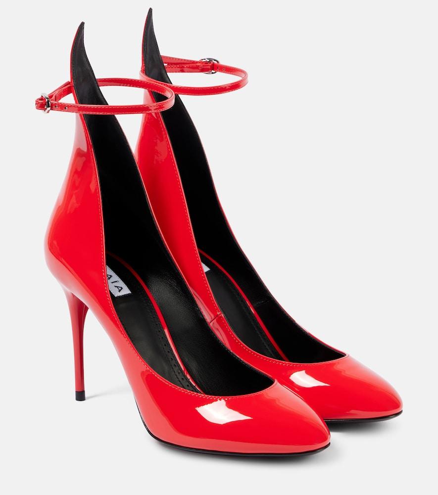alaïa decollete patent leather pumps