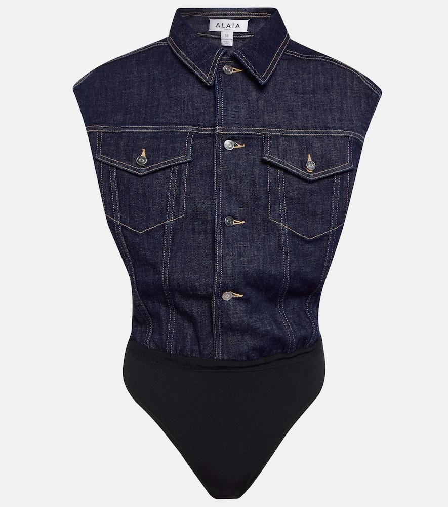 alaïa denim cotton