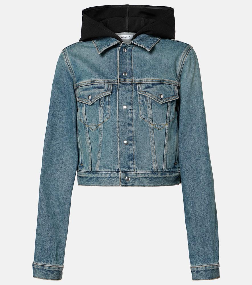 alaïa denim jacket