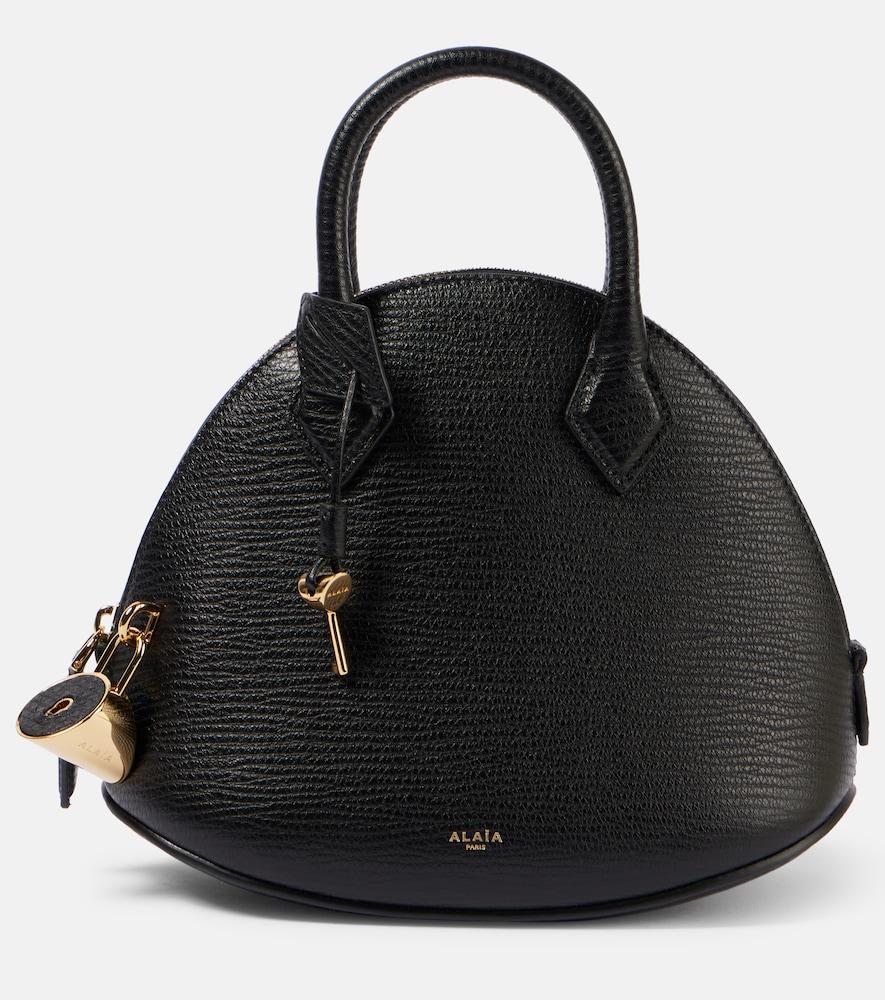 alaïa dome 25 leather tote bag