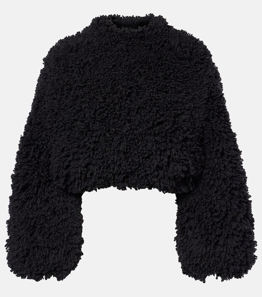 alaïa faux fur jacket