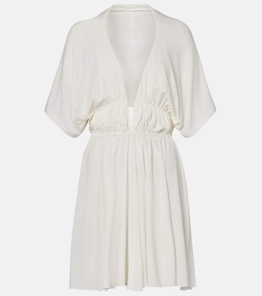 alaïa gathered minidress