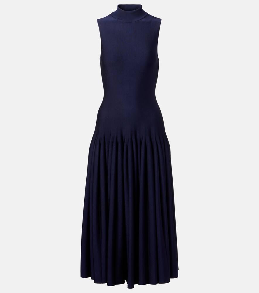 alaïa godet midi dress