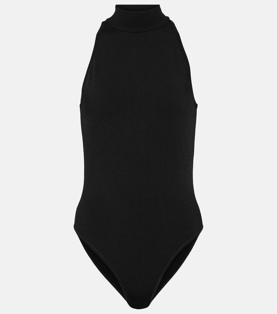 alaïa halterneck bodysuit