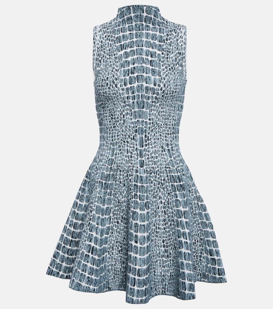 alaïa jacquard minidress