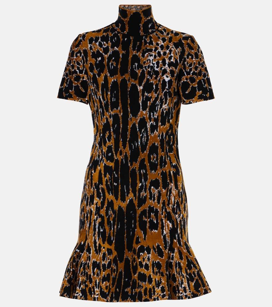 alaïa jacquard minidress
