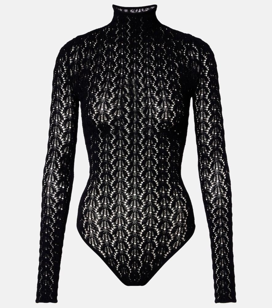 alaïa jersey bodysuit