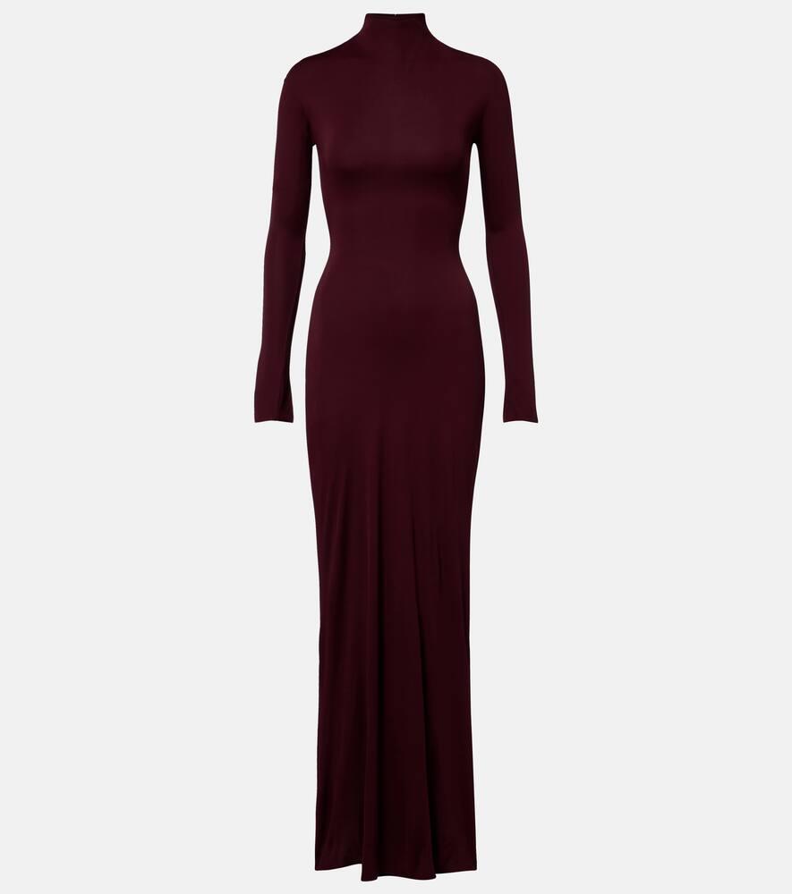 alaïa jersey gown