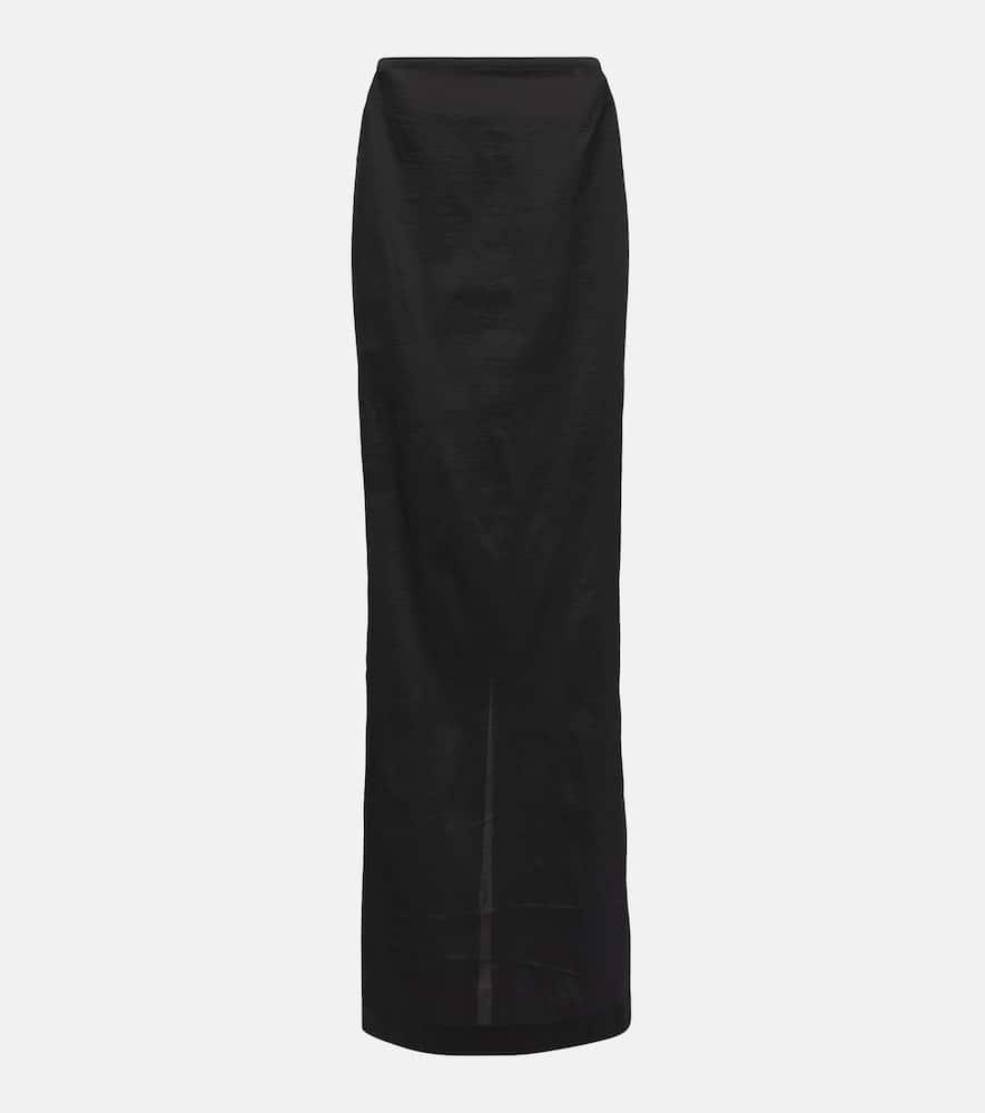 alaïa knit maxi skirt