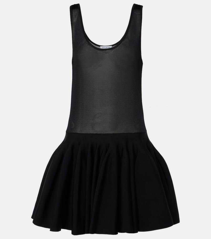 alaïa knitted minidress