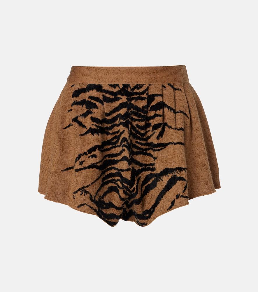 alaïa knitted shorts