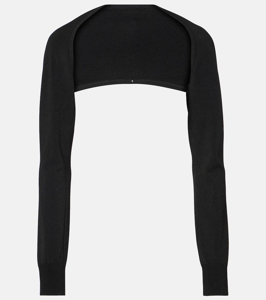 alaïa knitted shrug