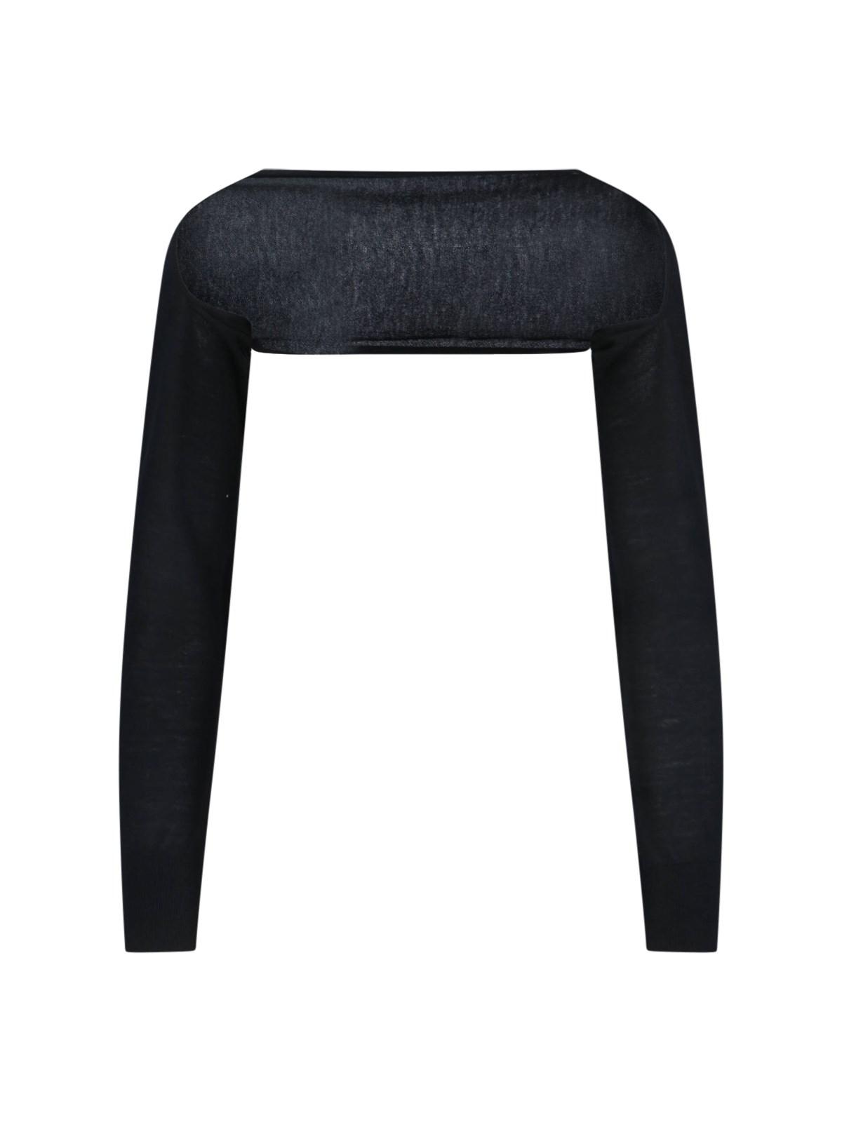 alaïa knitted shrug