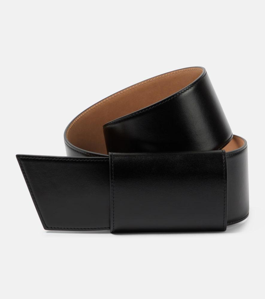 alaïa knot leather belt