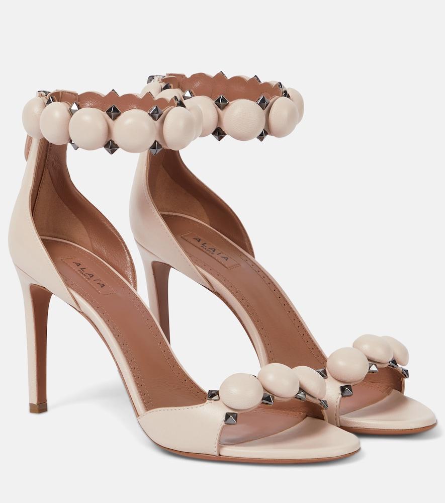 alaïa la bombe 90 leather sandals