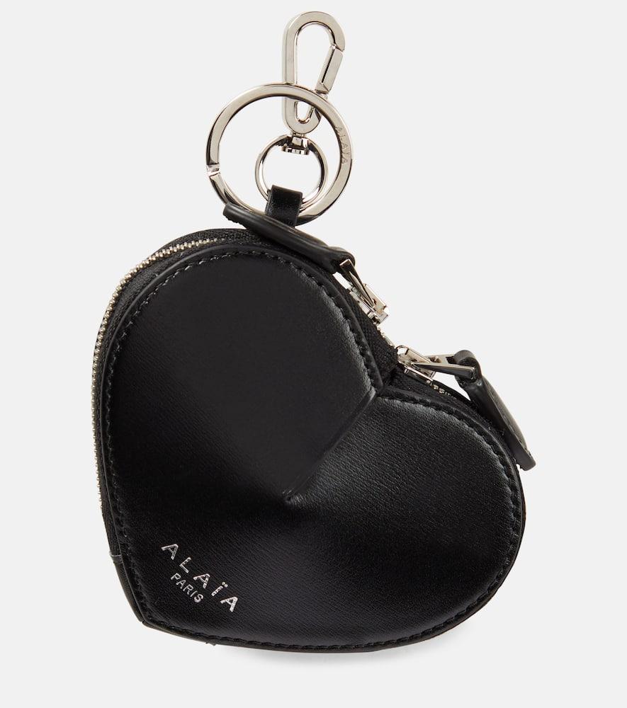 alaïa le caur mini leather coin purse
