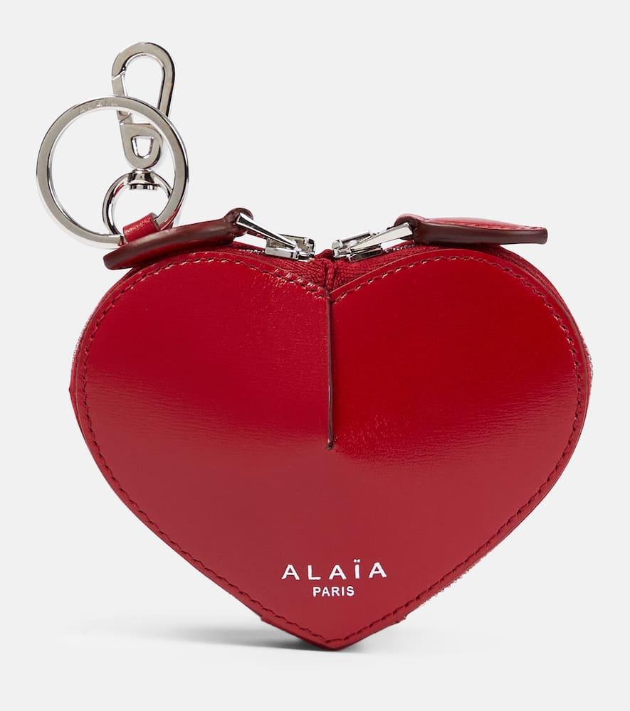 alaïa le caur mini leather coin purse