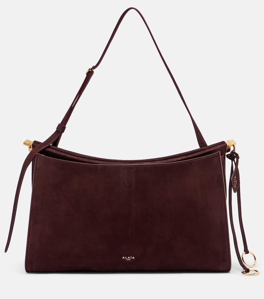 alaïa le click medium leather shoulder bag