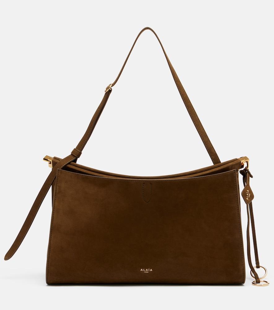 alaïa le click medium leather shoulder bag