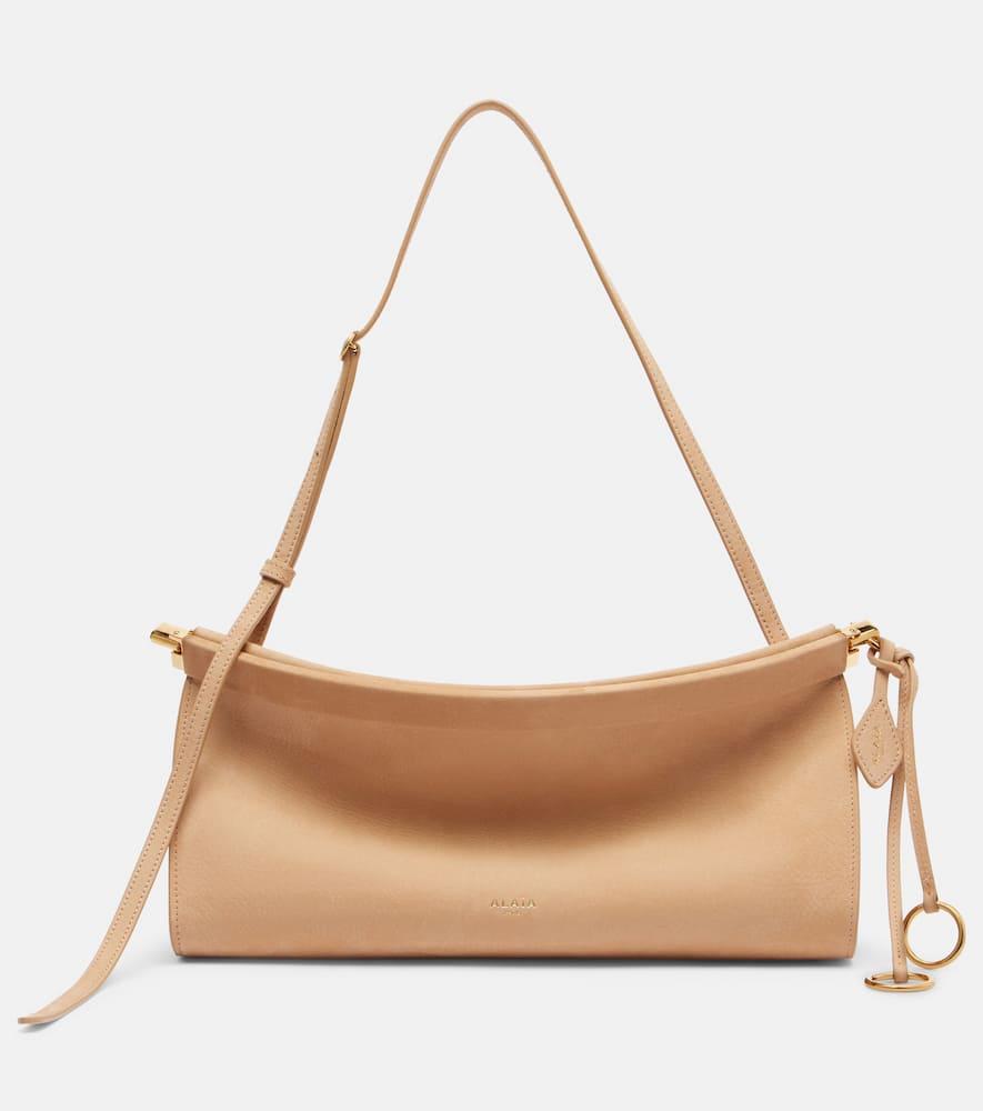 alaïa le click medium leather shoulder bag