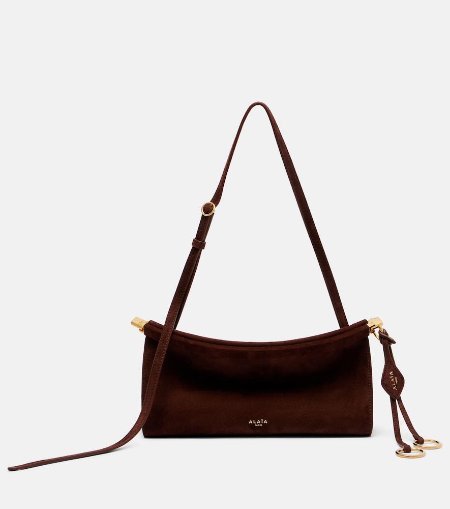 alaïa le click suede shoulder bag