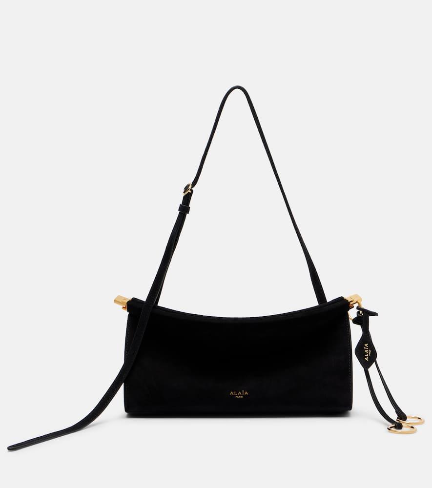 alaïa le click suede shoulder bag