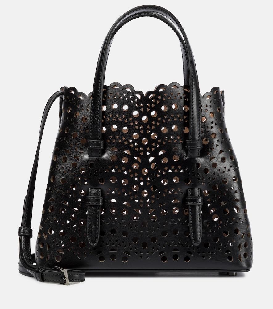 alaïa le mina 20 vienne wave leather tote bag