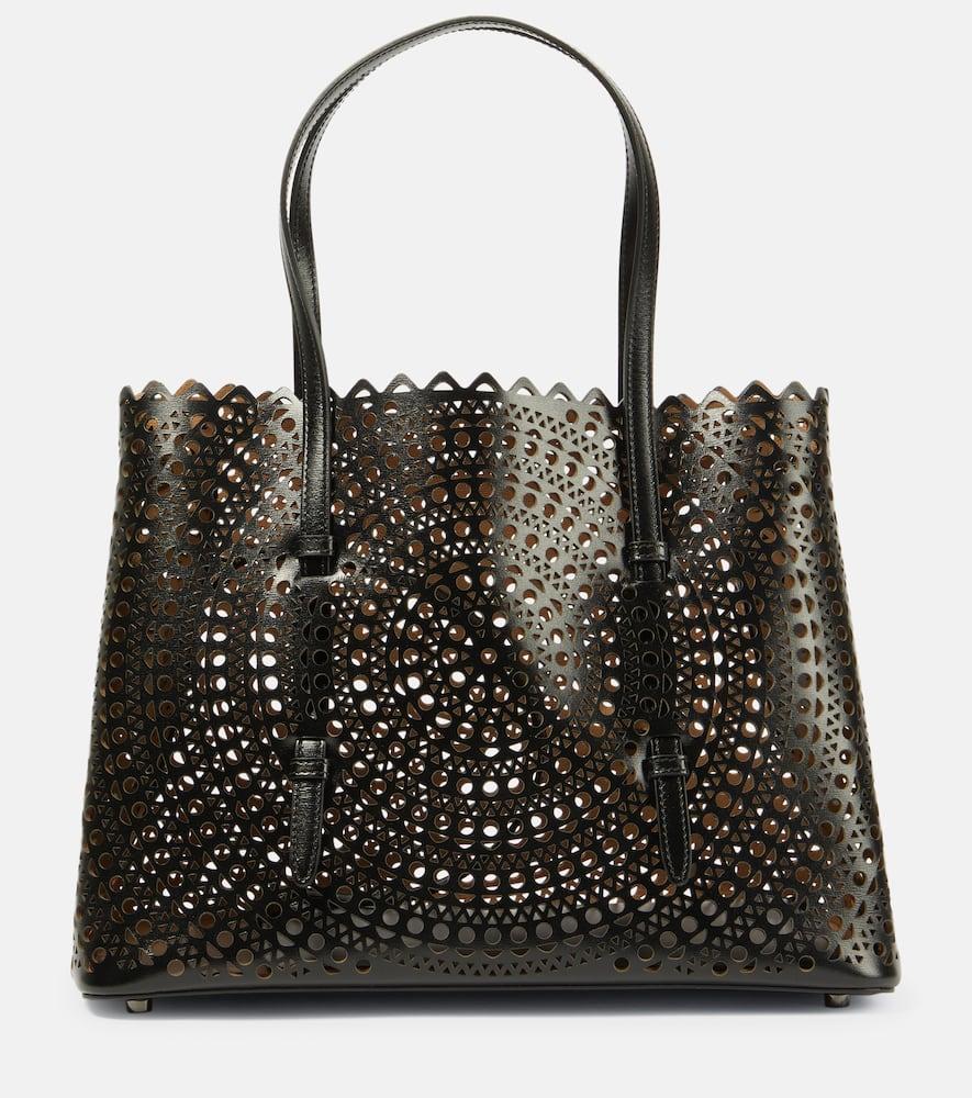 alaïa le mina 32 new vienne leather tote bag