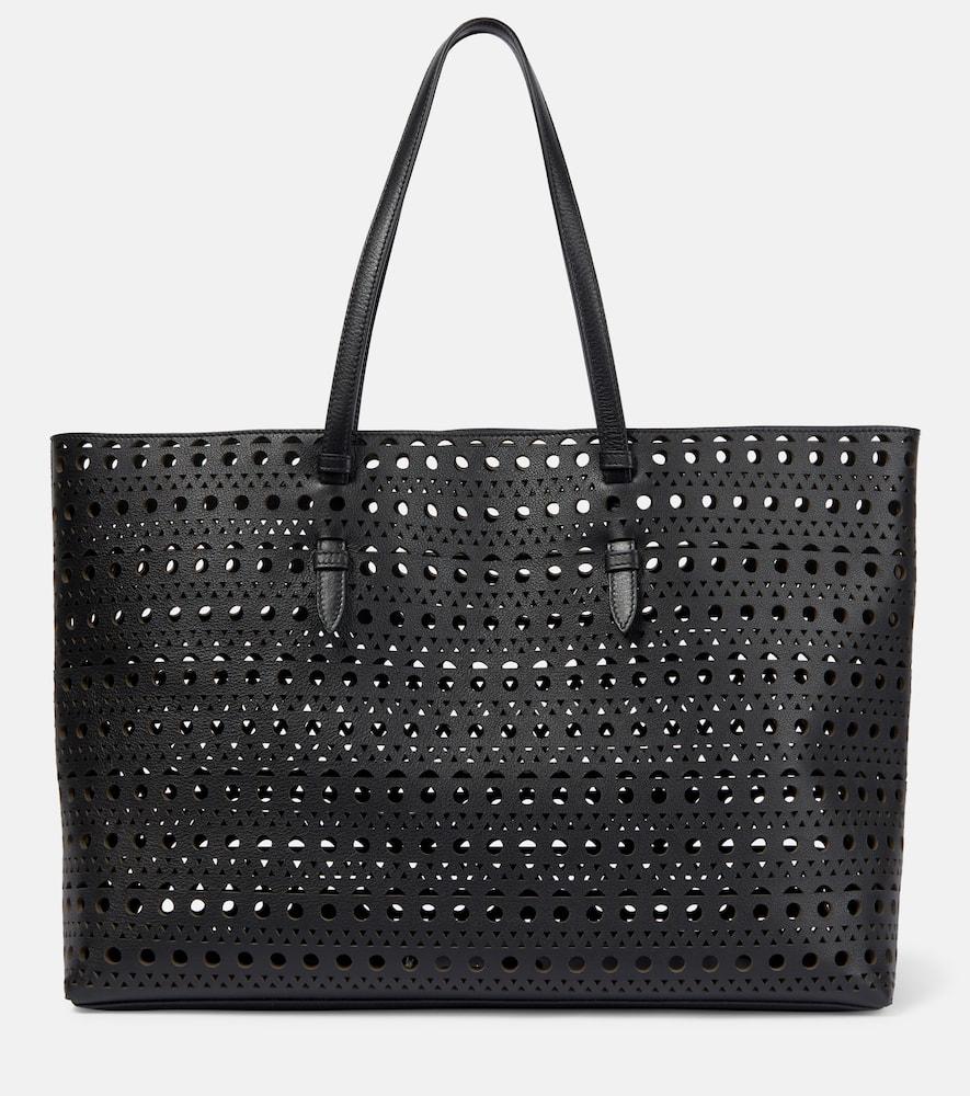 alaïa le mina 44 vienne leather tote bag