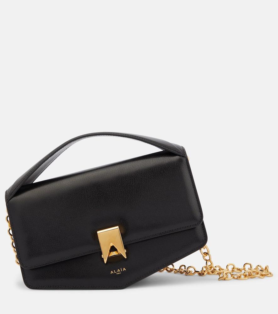 alaïa le papa medium leather crossbody bag