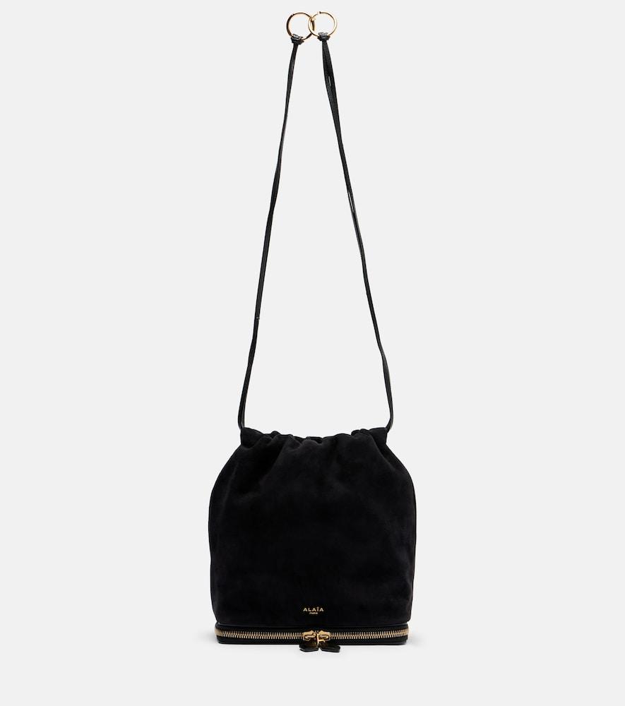alaïa le pochon suede bucket bag
