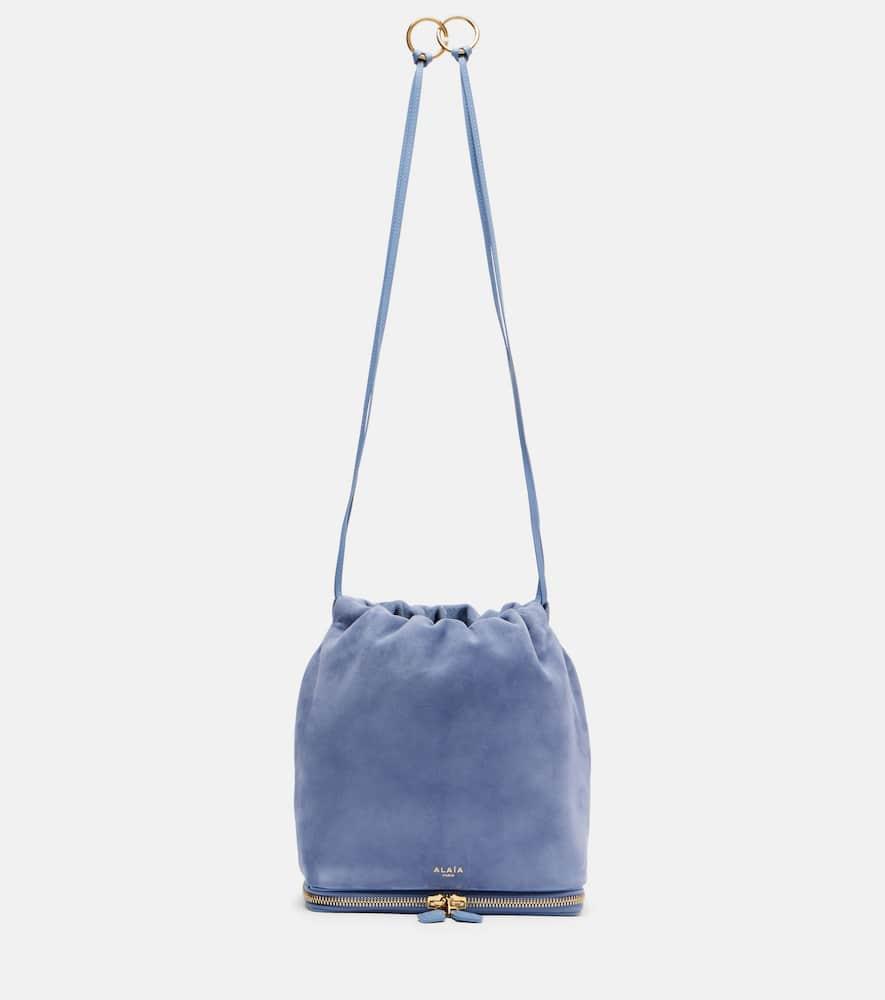 alaïa le pochon suede bucket bag