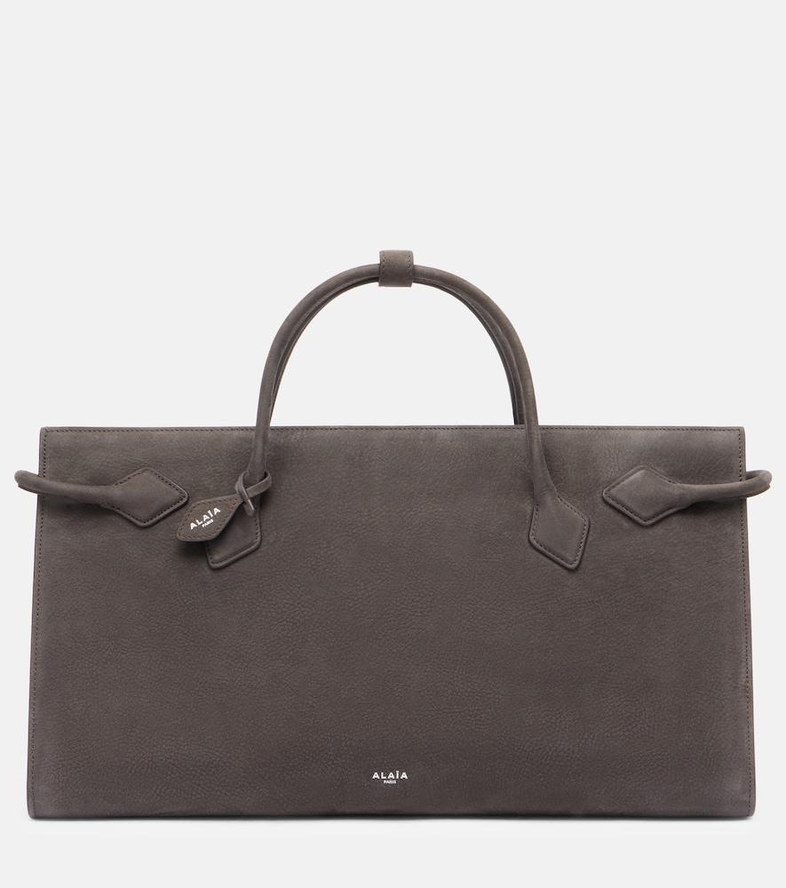 alaïa le teckel large leather shoulder bag