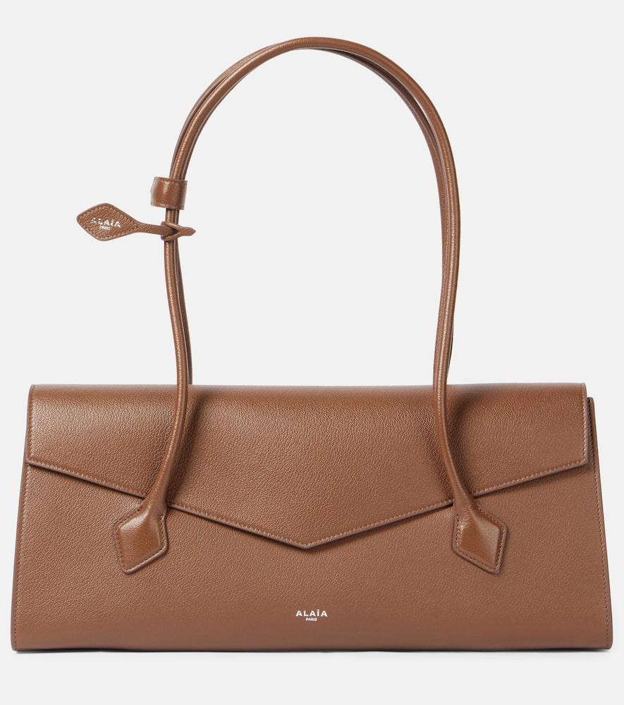 alaïa le teckel leather tote bag