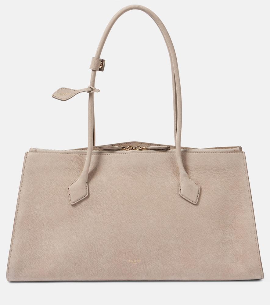 alaïa le teckel leather tote bag