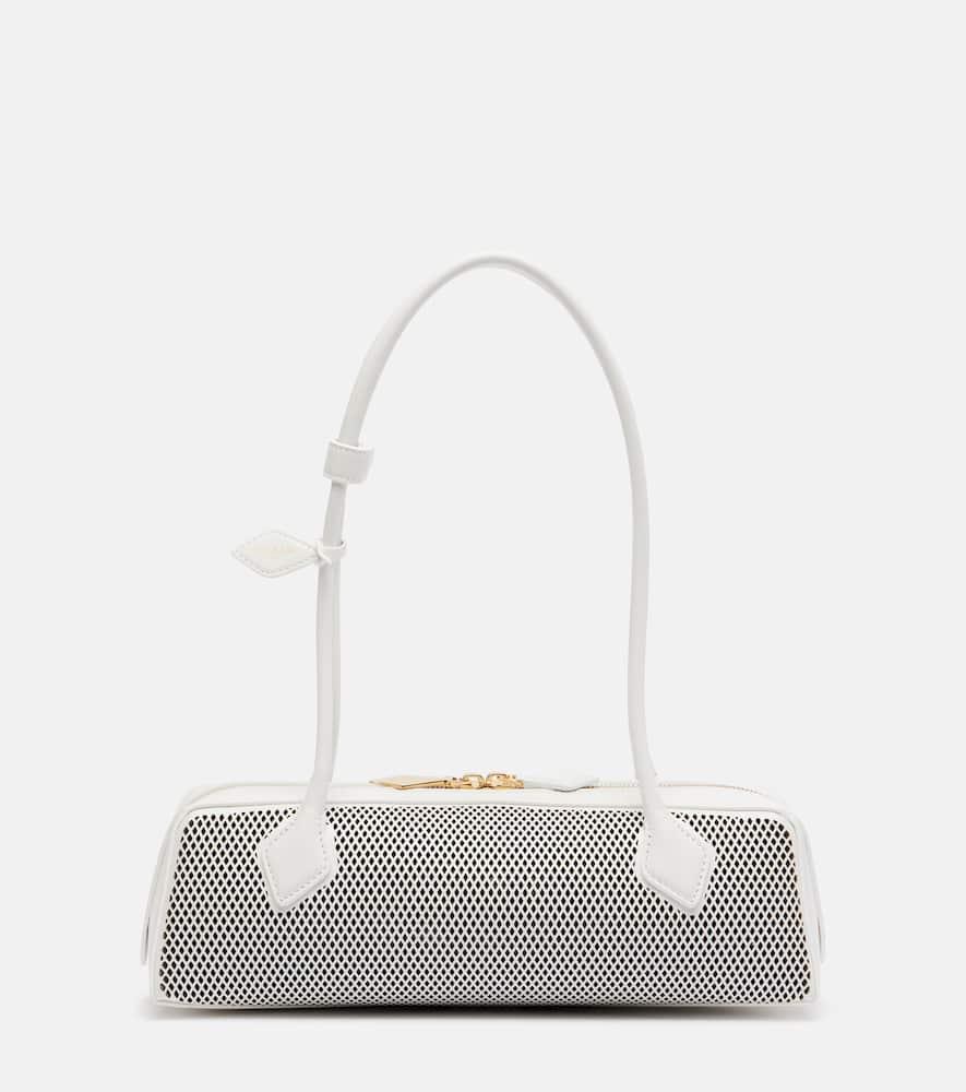 alaïa le teckel medium leather shoulder bag