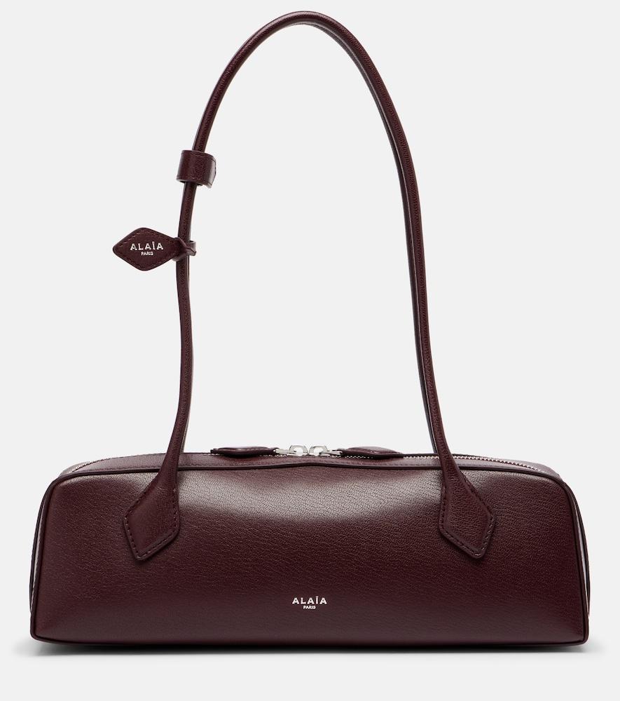 alaïa le teckel medium leather shoulder bag