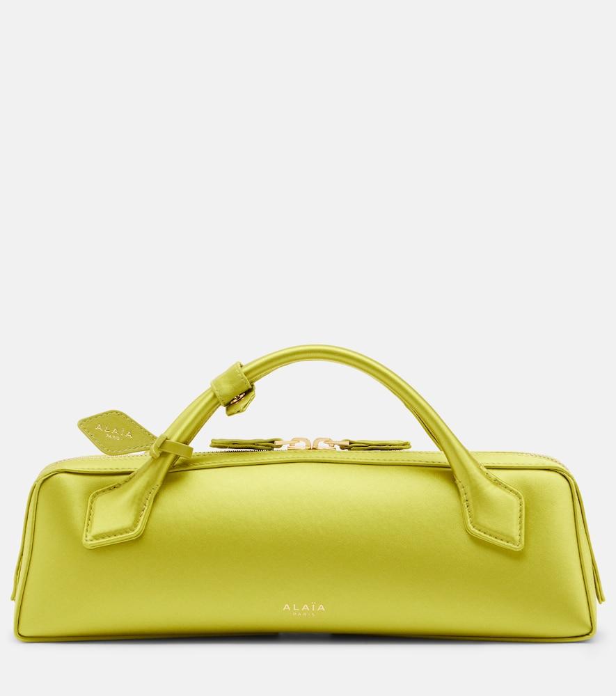 alaïa le teckel satin clutch