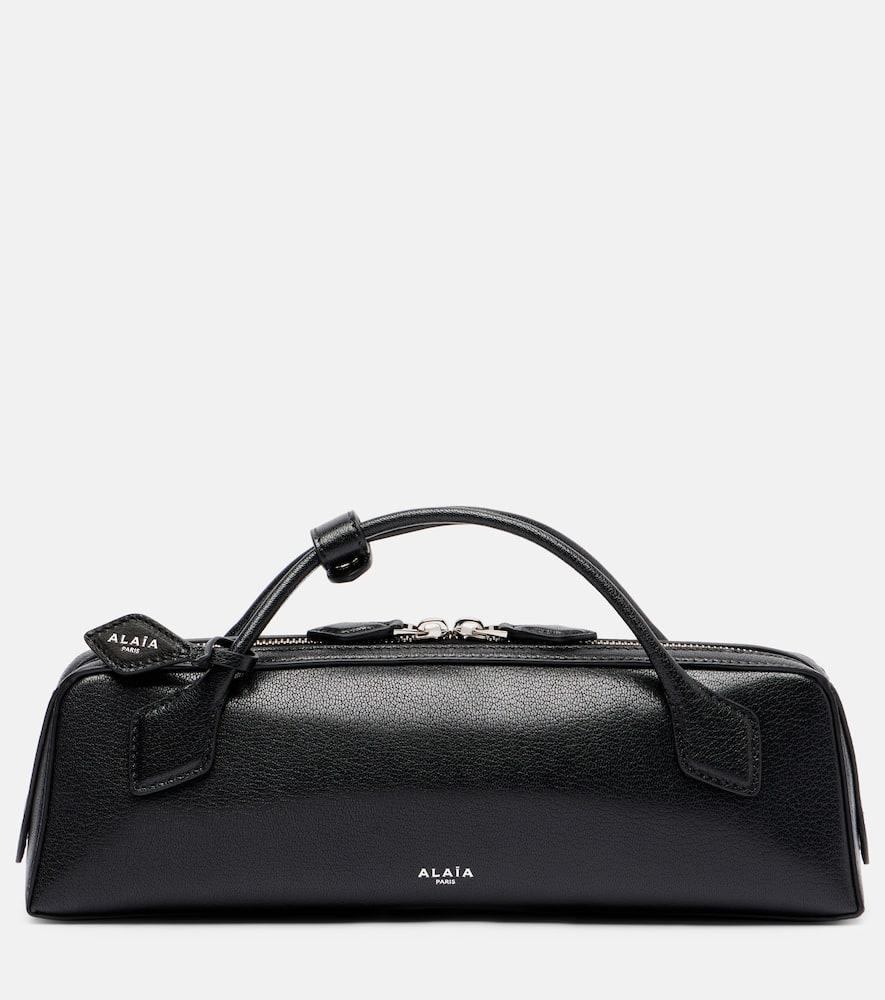 alaïa le teckel small leather clutch