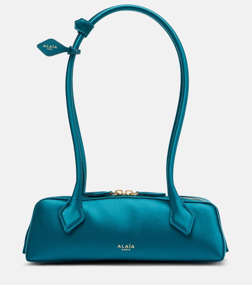 alaïa le teckel small satin shoulder bag