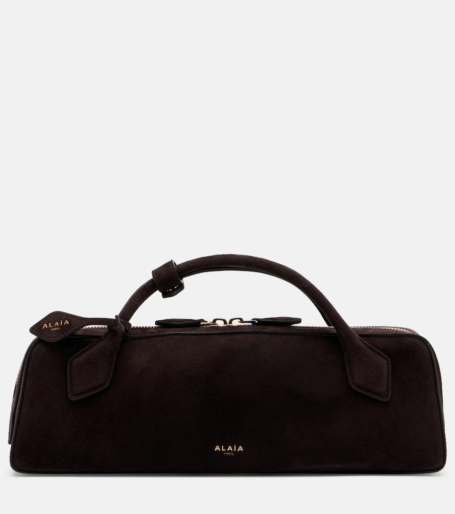 alaïa le teckel small suede top
