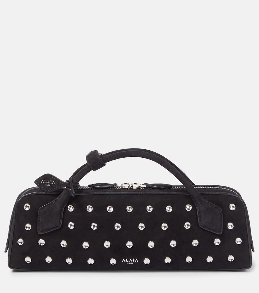 alaïa le teckel studded leather clutch