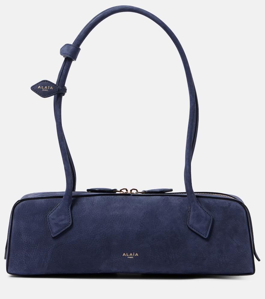 alaïa le teckel suede shoulder bag