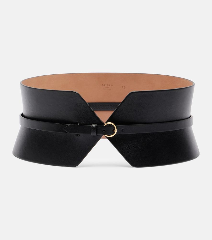 alaïa leather belt