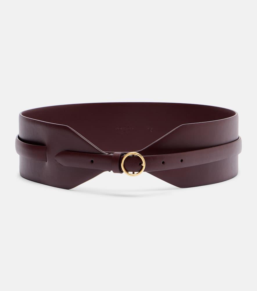 alaïa leather belt