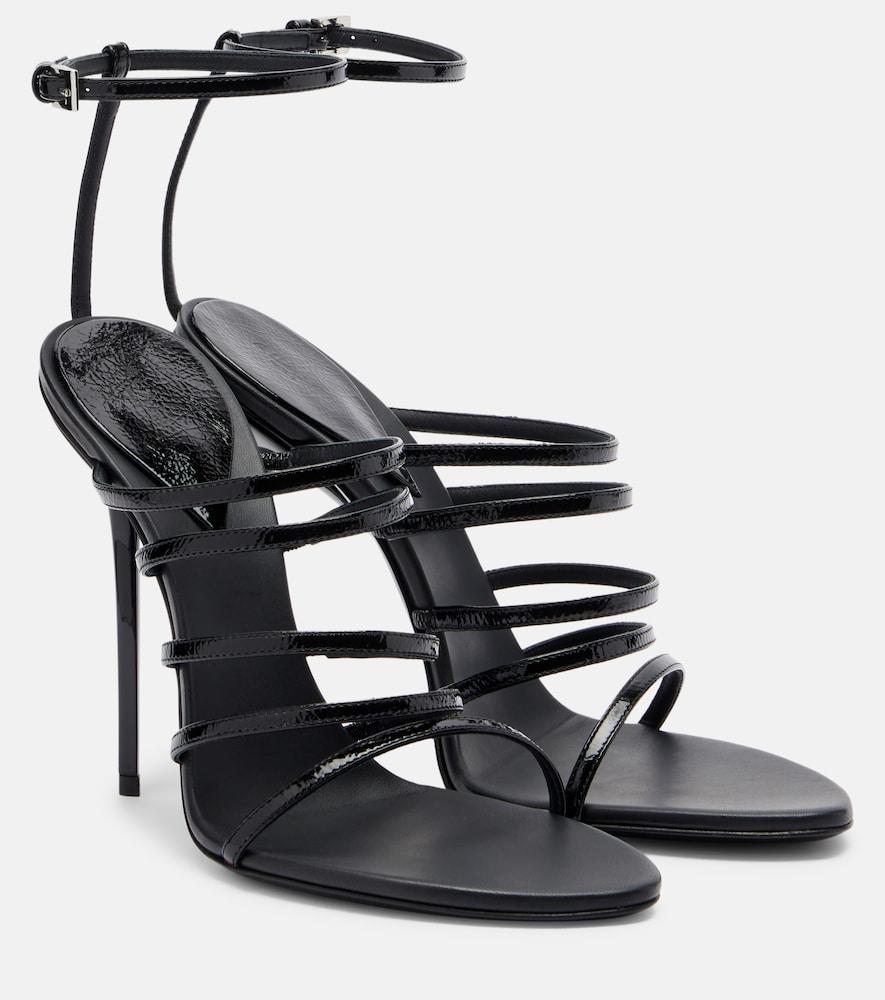 alaïa leather sandals