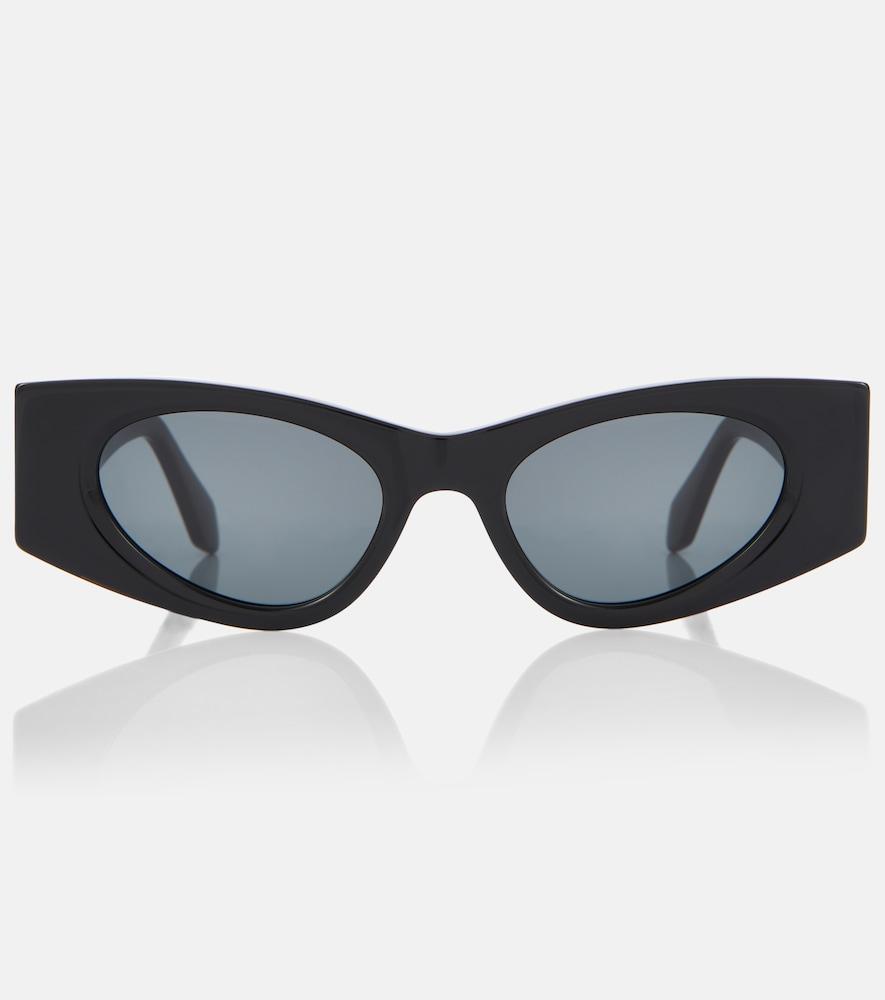 alaïa logo oval sunglasses